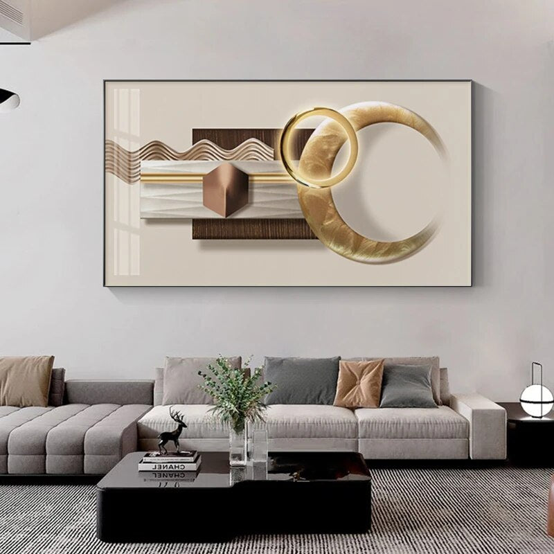 Luxury Gold Intricate Art Canvas