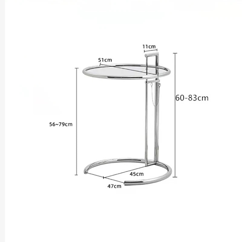Chic Glass Side Table